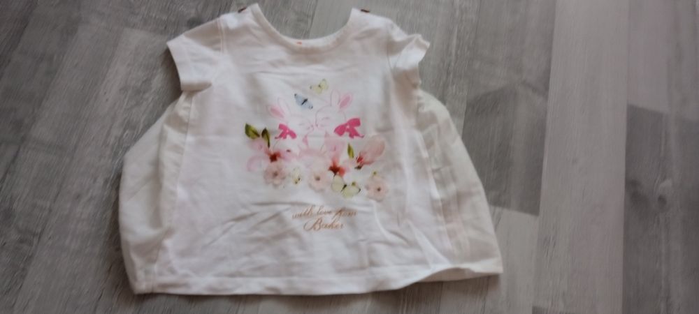 Spodnie+ bluzeczka zestaw m&s ted baker 9-18m