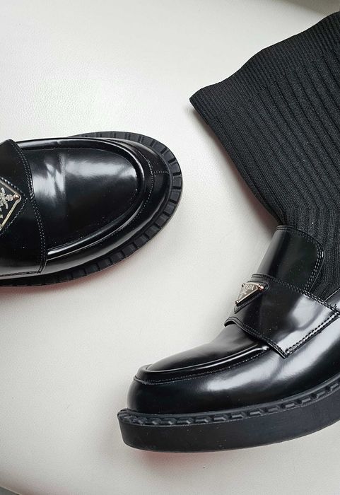 P R A D A luksusowe buciki PREMIUM botki roz 41