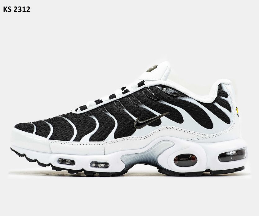 Кросівки Nike Air Max TN Plus White Black. Арт: KS 2312