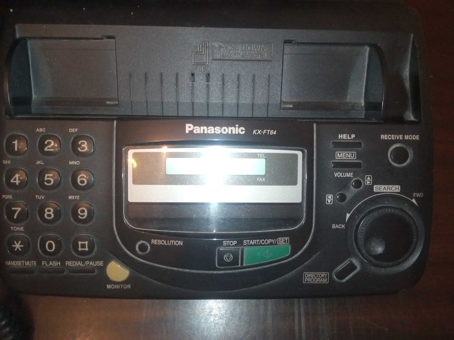 Телефон факс Panasonic KX-FT64