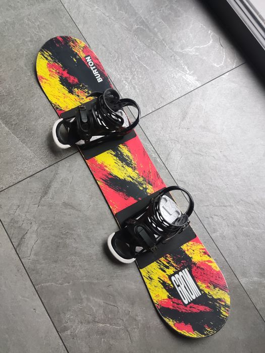 Snowboard  Burton Grom 120 cm plus  Wiazania Burton Smalls Black