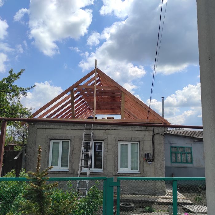 Криша під ключ,забор,ворота,профнастил евро штакет