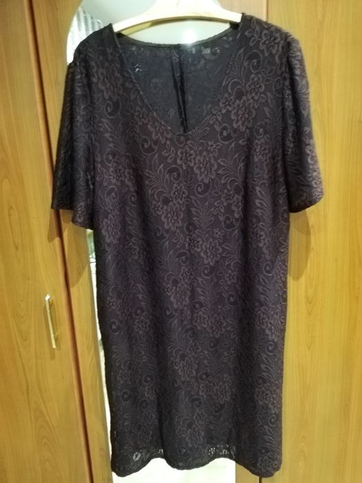 Brązowa sukienka rozmiar 48/50