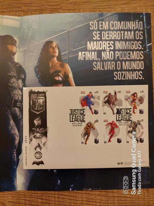 Liga da Justiça - carteira ediçao especial CTT - 2020