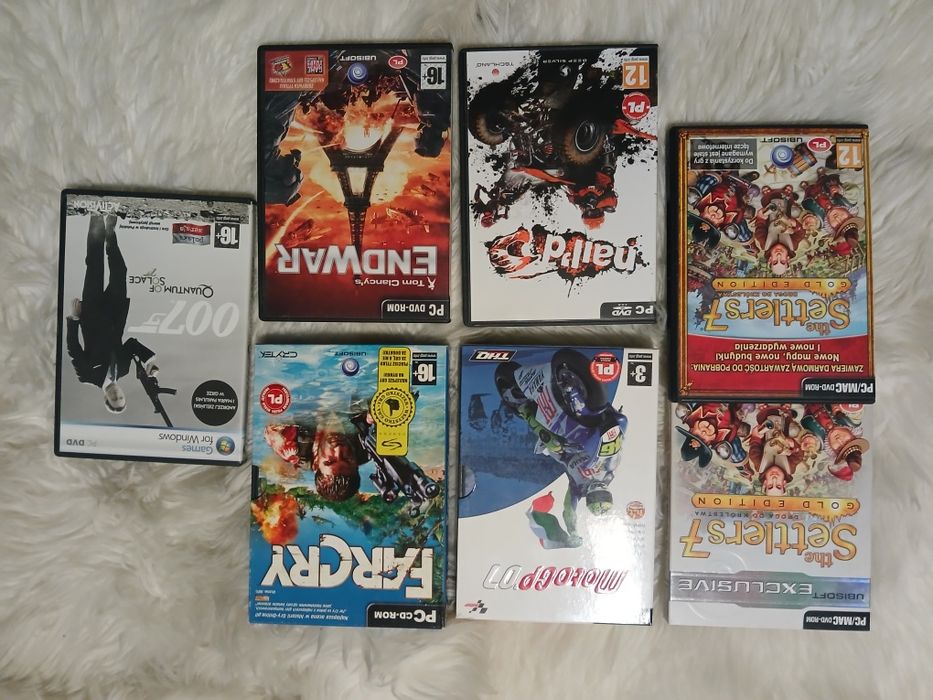 Gry PC : 007 | MotoGP 07 | FarCry | EndWar | Nail'd | Settlers 7