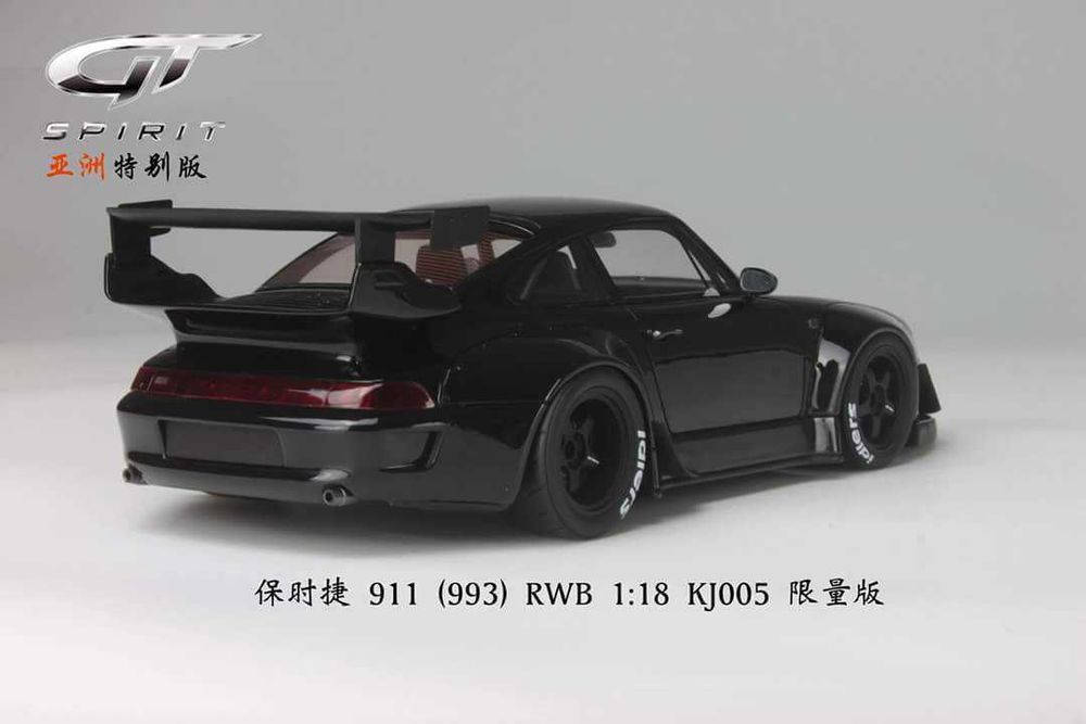 Porsche 911 (993) RWB Body Kit "Black Asia Edition" GT Spirit 1:18