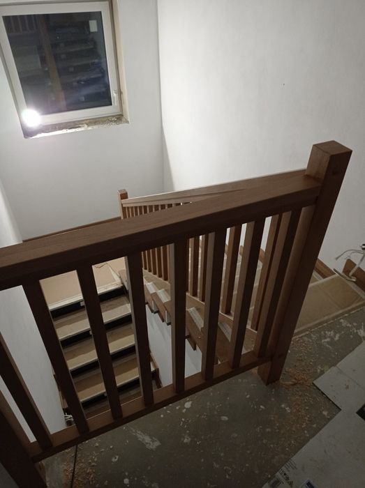 Schody drewniane dąb jesion buk