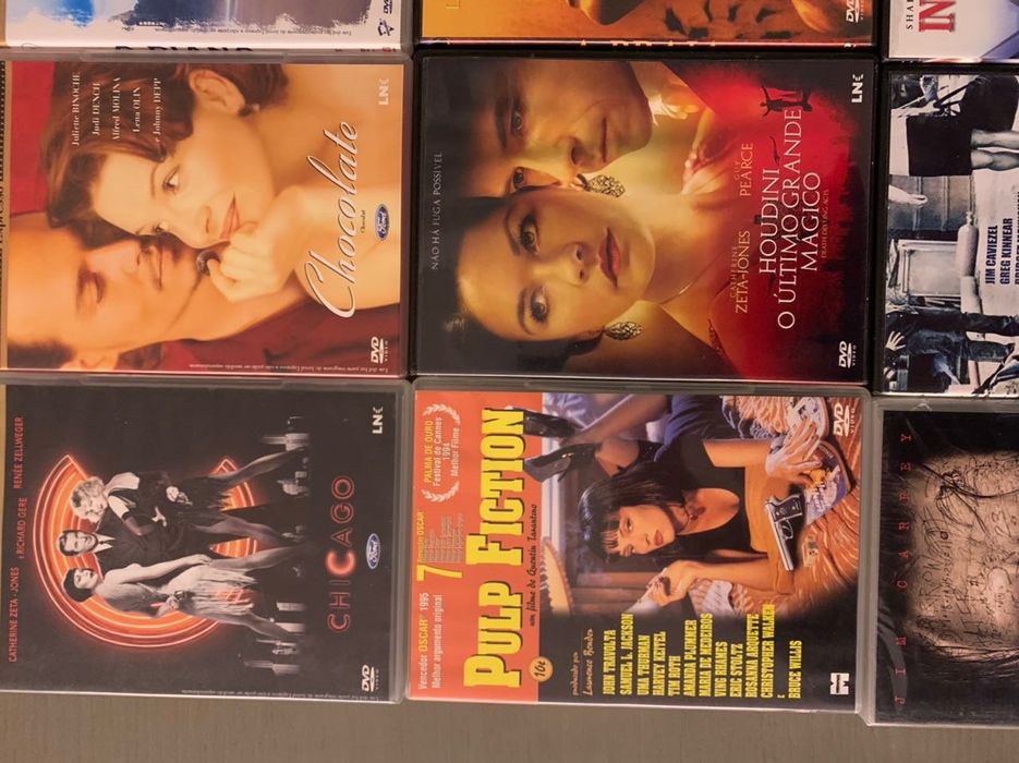 8 filmes-A Praia,O Piano, Chocolate, Instinto fatal 2, Houdini