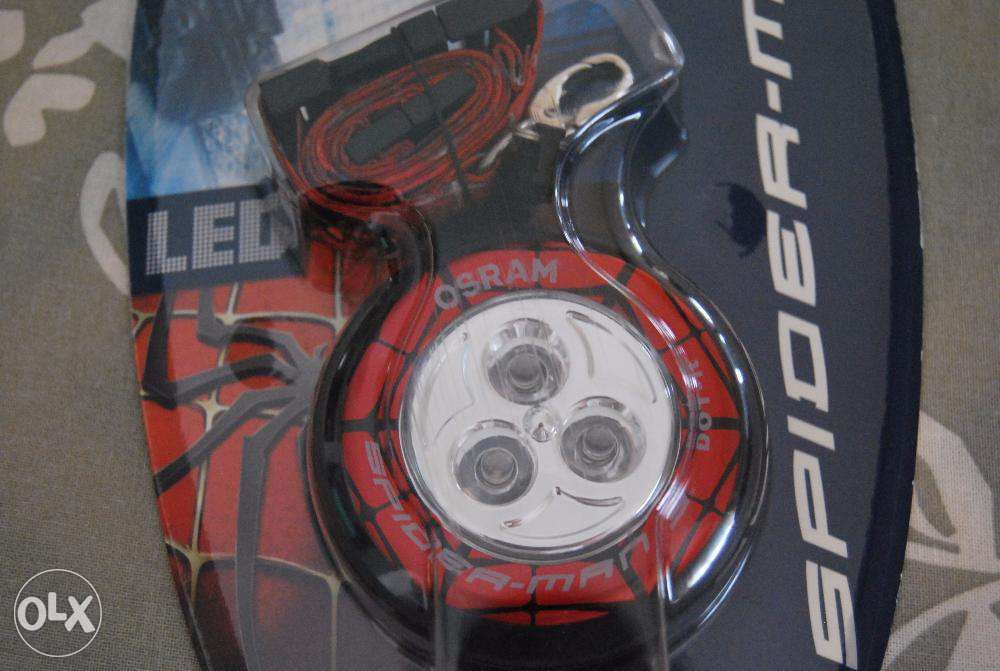Lanterna Led Homem Aranha