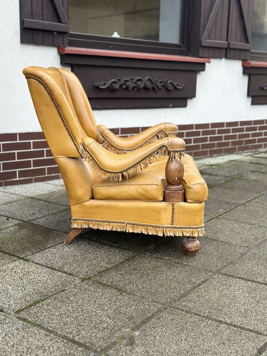 Fotel klubowy mid century modern