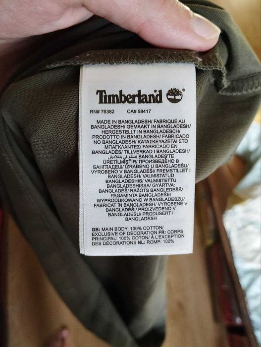 Timberland L Оригинал Новая Футболка 100% Коттон США 2026 год