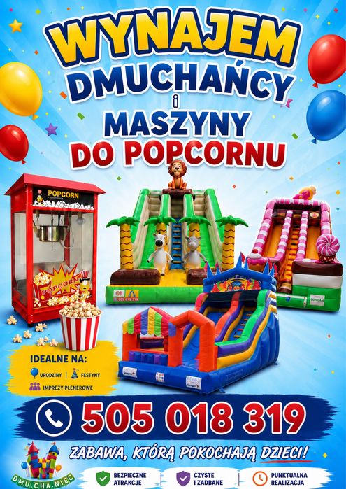 Wynajem Dużego dmuchanca