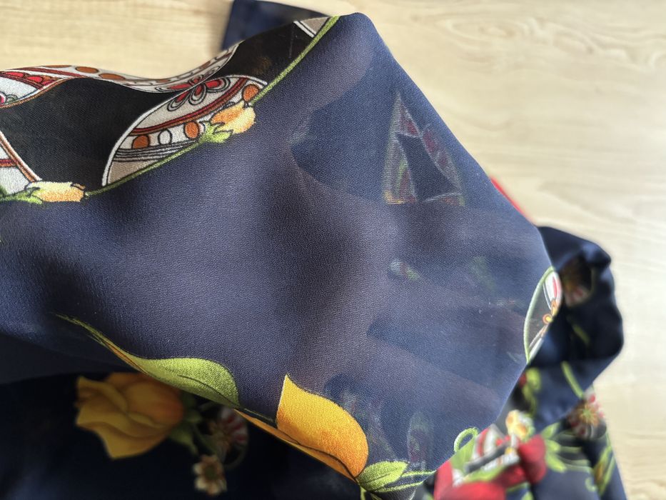 Bluzka koszula w kwiaty prl vintage retro
