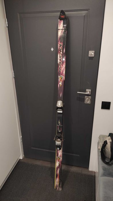 Narty Retro Rossignol V5 193 cm + Wiązania | Kolekcjonerskie