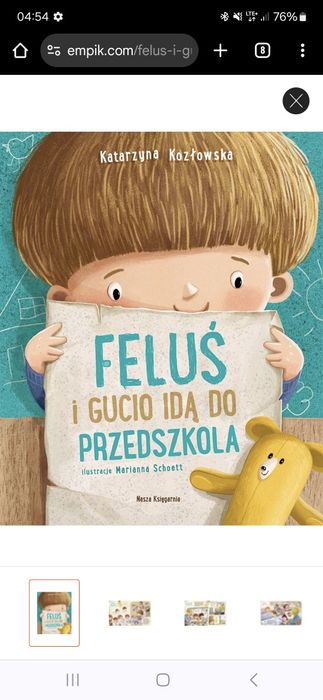 Książka feluś i gucio