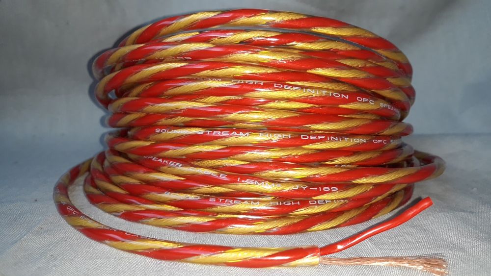 Кабель акустический. OFC (бескислородная медь). Тайвань.