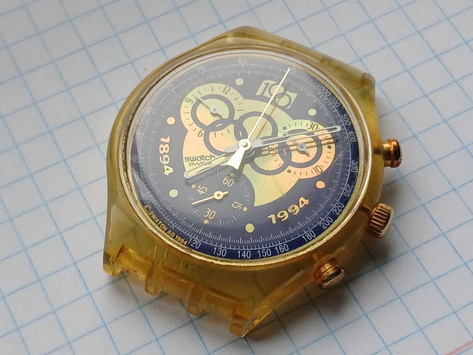 Продам швейцарський чоловічий годинник хронограф Swatch
