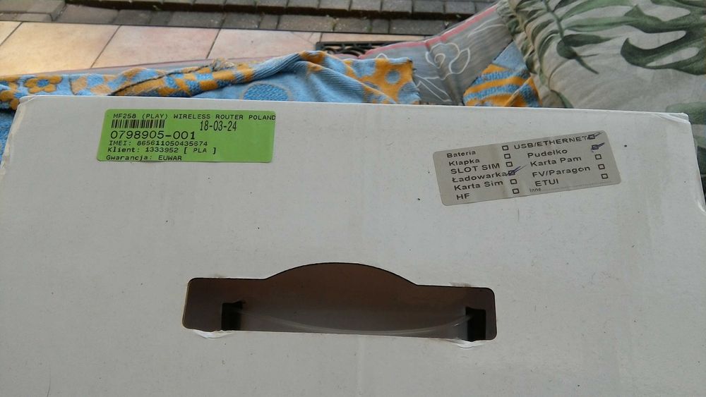 Modem zewnętrzny LTE Net Box ZTE MF-258