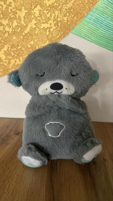 интерактивная мягкая музыкальная игрушка-ночник «Дышащая выдра»