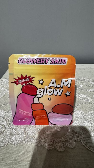 Glowery skin nowy zestaw mini krem serum tanio