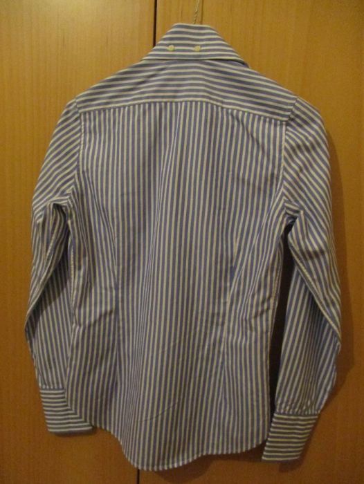 camisa sacoor azul e branca nova