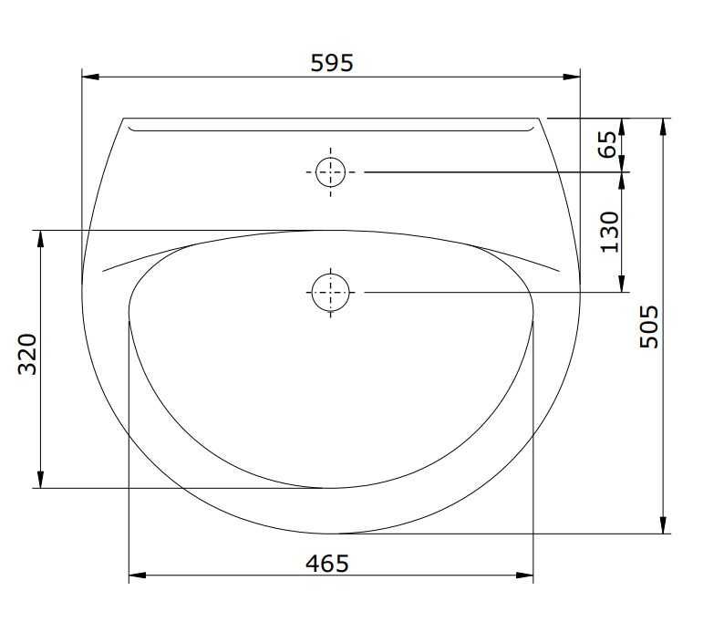 Lavatório Suspenso Sanindusa Aveiro