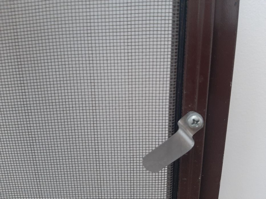 Moskitiera okienna ramowa 60 x 129,5 cm, brązowa