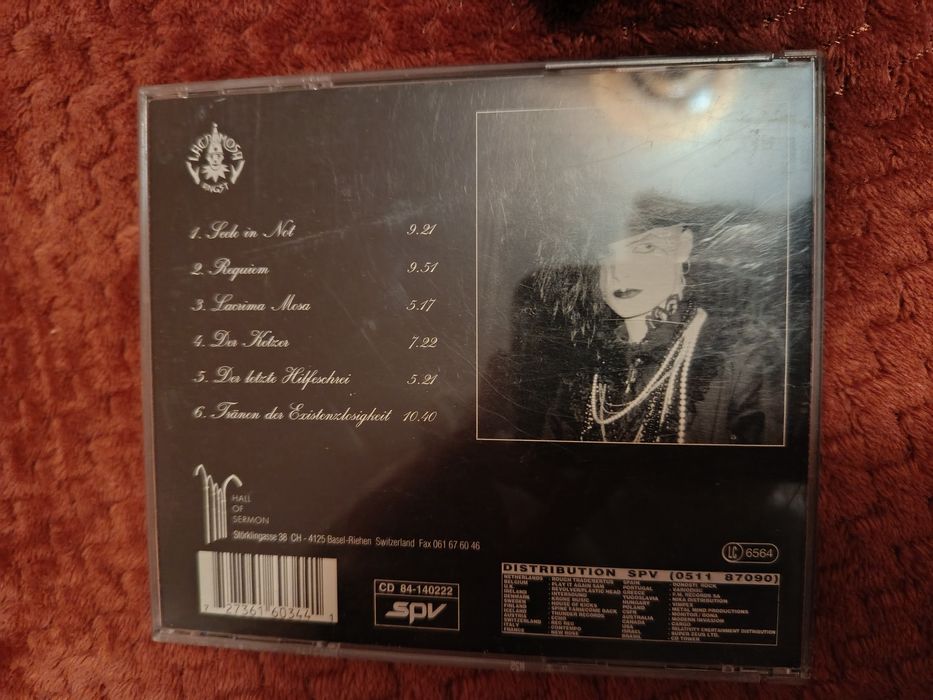 Lacrimosa - Angst CD