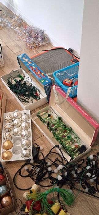 Bombki szklane z czasów prl