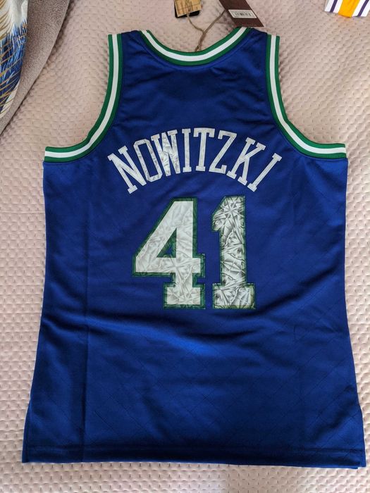 Dirk Nowitzki Mavericks Mitchell & Ness 75th NBA