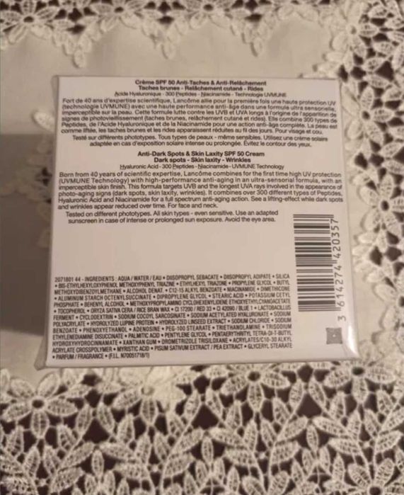 Sprzedam krem Lancome renergie spf 50 --- 75 ml
