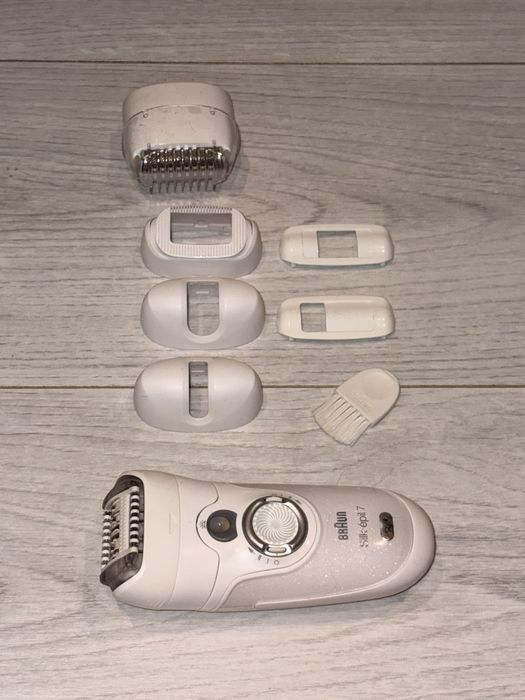 Depilator bezprzewodowy Braun Silk Epil 7 depilacja na sucho i mokro