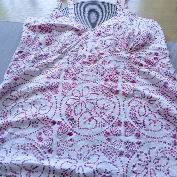 Tunika na ramiączkach bawełna 48