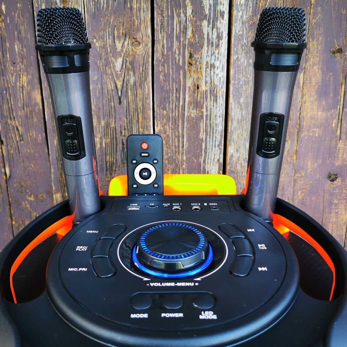KOLUMNA NAGŁOŚNIENIOWA Głośnik Bluetooth MP3 Wieża Subwoofer Karaoke