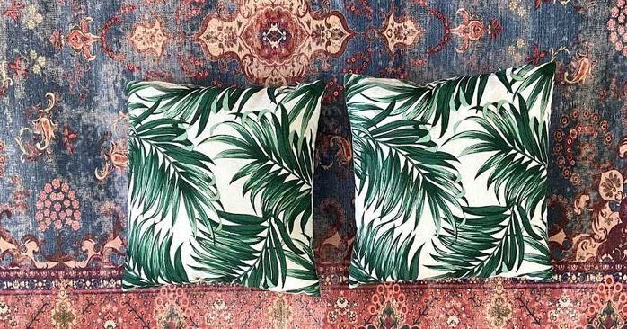 Almofadas Decorativas Esverdeado (2 unidades) - NOVAS