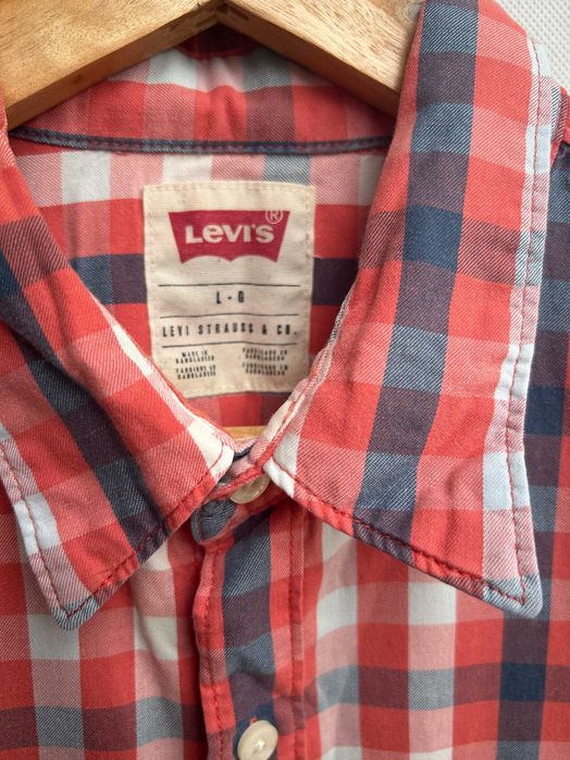 Levi's _ Koszula z krótkim rękawem w kratkę L