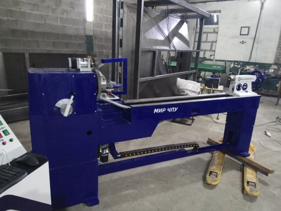 Станок токарный с ЧПУ CNC, быстрое изготовление балясин, ножек и т.д