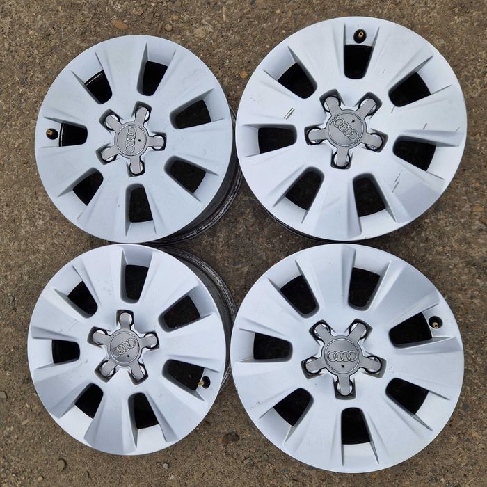 Диски титанові, литі R15 5x112 Audi Ауді Volkswagen Passat Пассат Skoda Шкода Кадді Caddy 4шт.