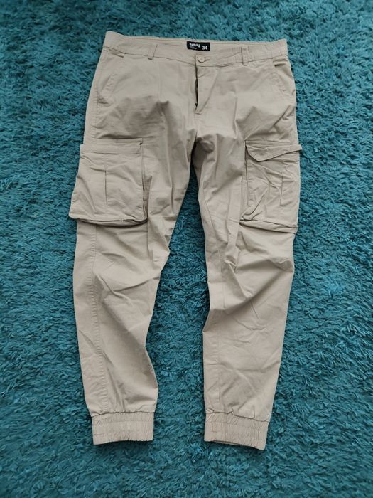 Bojówki, Joggery męskie Sinsay - rozm L