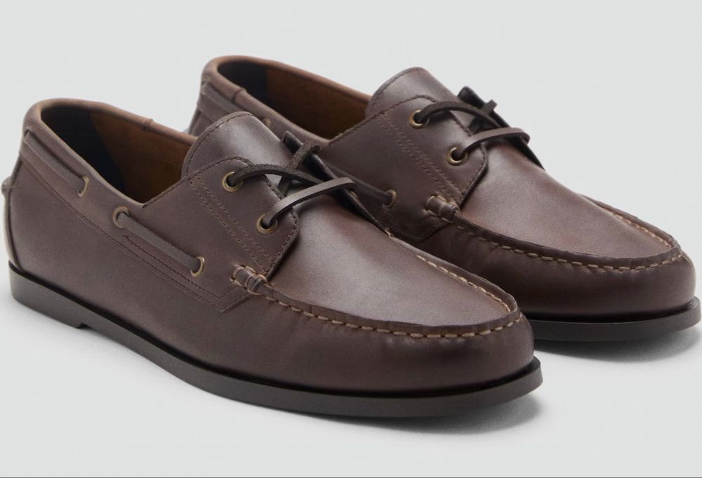 Лофери  чоловічі Mango 100% шкіра