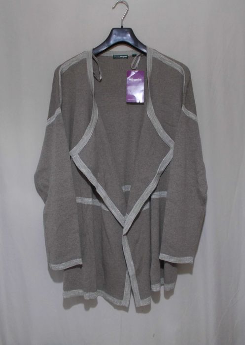 Новый кардиган открытый кофе с молоком Charles Vogele 50-54р