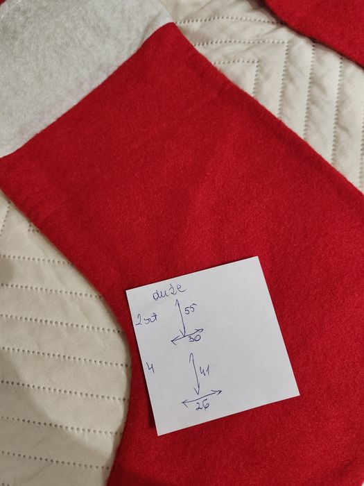 Skarpety na prezenty 2 duże 4 mniejsze