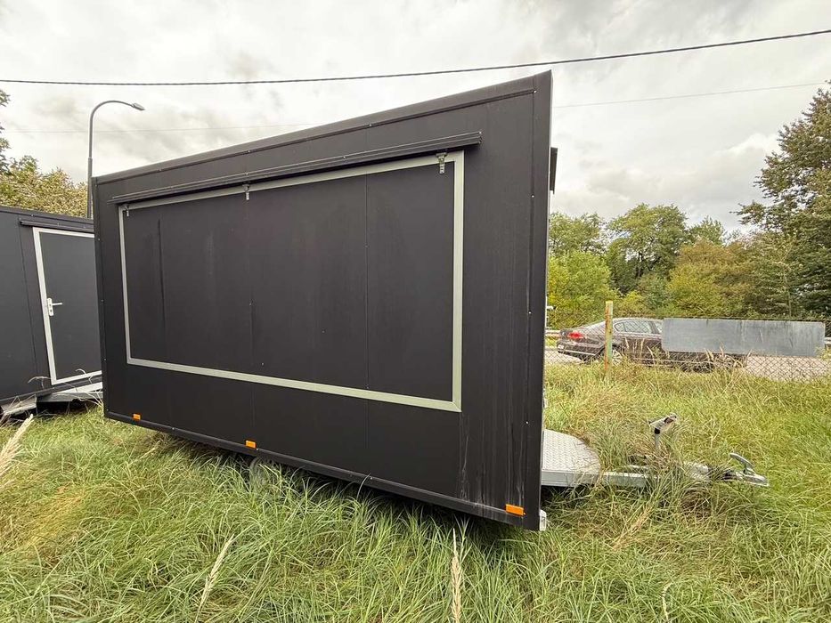 Przyczepa gastronomiczna 4x2m OUTLET WYPRZEDAŻ -30% HAMULEC HIT
