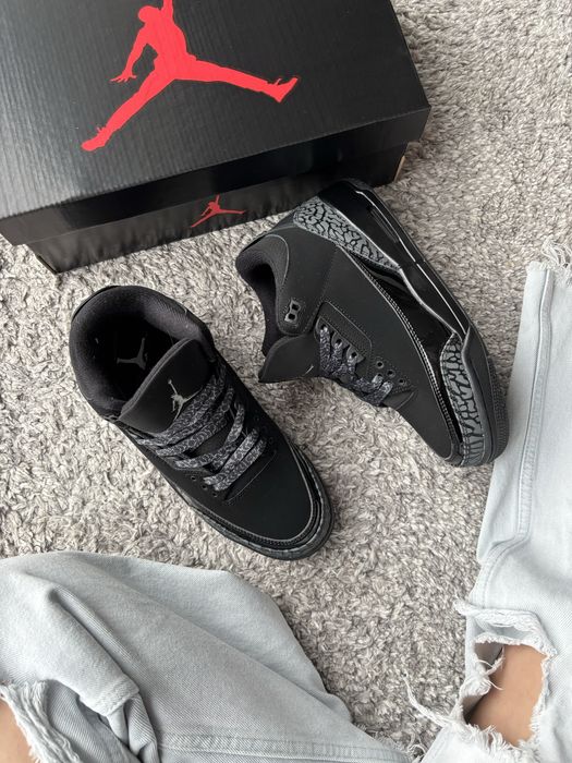 Jordan 3 Black Cat (36-45р)