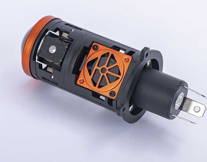 Мини линзы Y5MT H4 светодиодные LED, Комплект 2шт ГАРАНТИЯ!