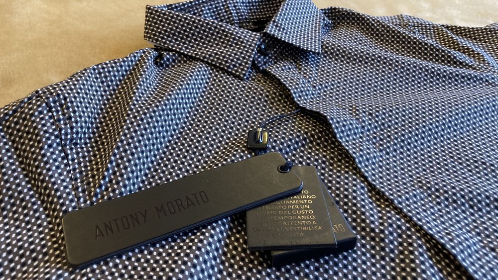 Camisa para menino Antony Morato super macia 100% algodão tamanho 12