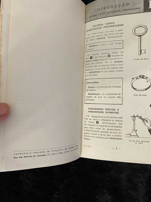 Elementos de Química - Américo Areal, Enciclopédia Estudo, Edições ASA Vintage