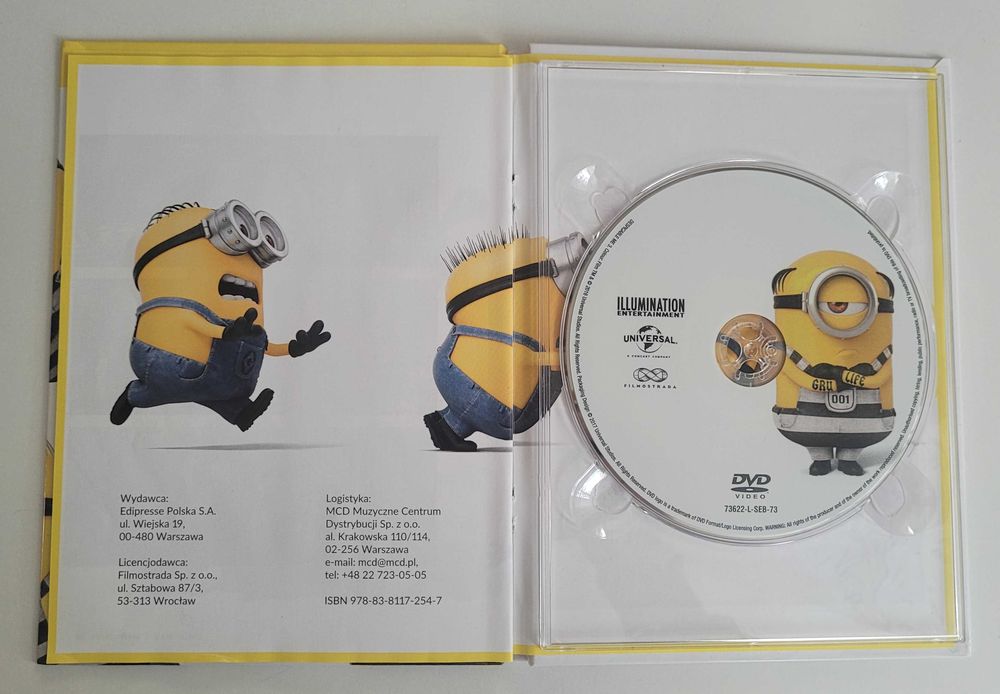 Minionki 1-4 DVD Bajki Dla Dzieci DreamWorks Dubbing Polski Polski