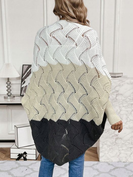 Kardigan Bez Zapięcia Oversize Casual Shein L 40
