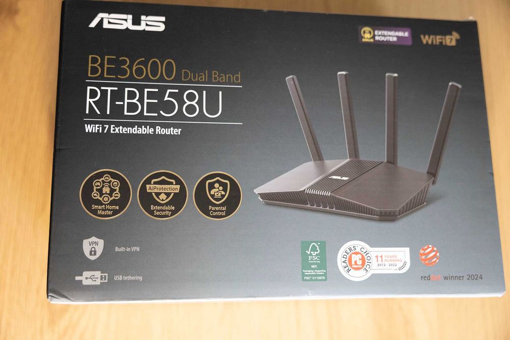 Router asus wifi 7 rt-be58u
